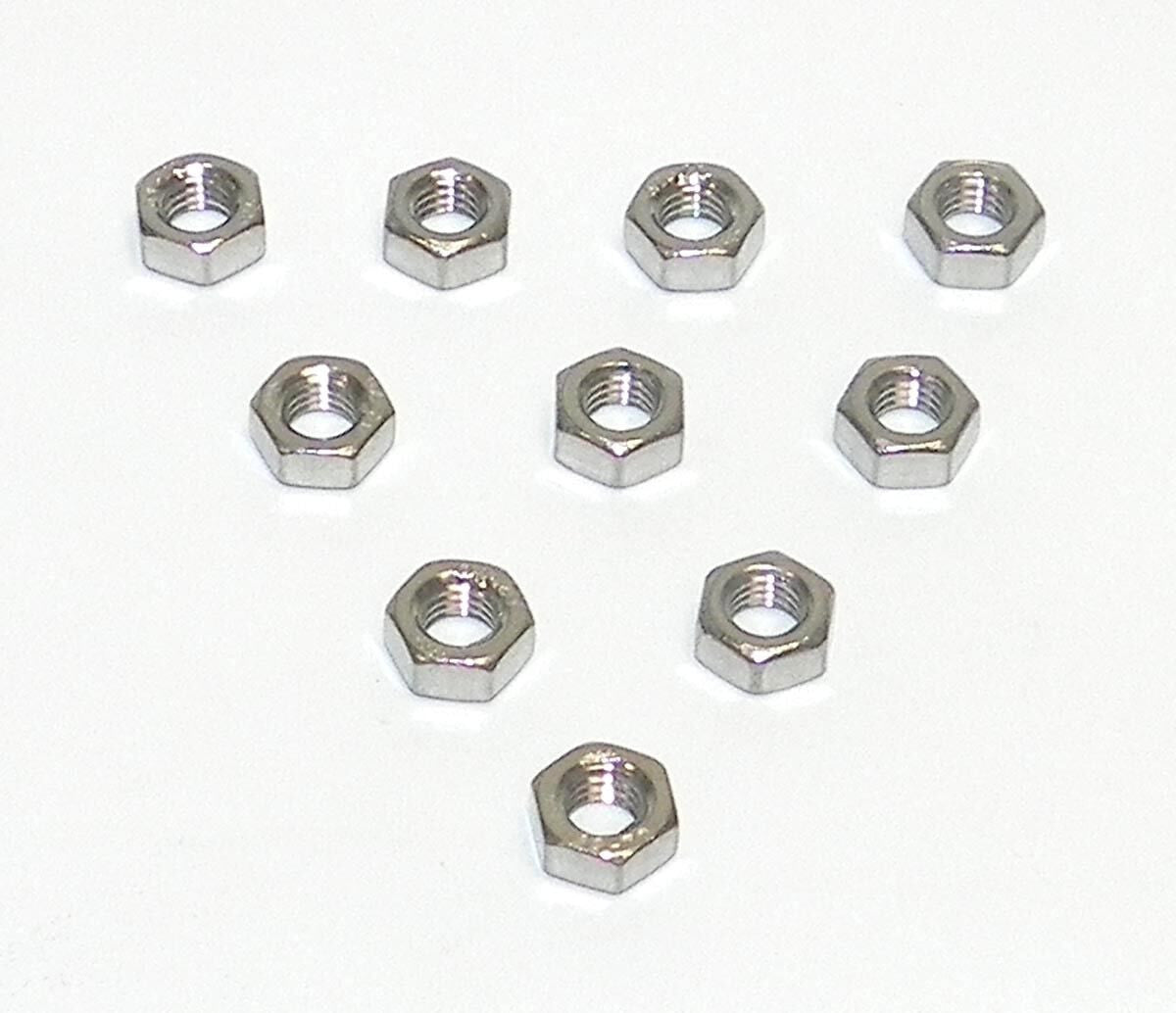  WSM 5mm Stainless Hex Nut 10 pack - 014-600